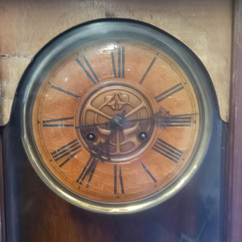 4 - Late 19th Century Walnut Vienna Wall Clock for restoration