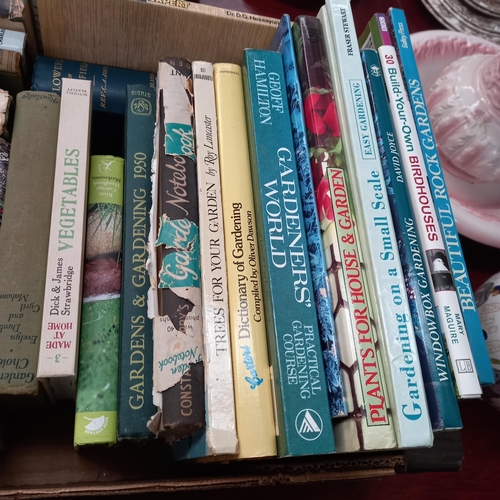 51 - Box Lot of Good Vintage Gardening Books