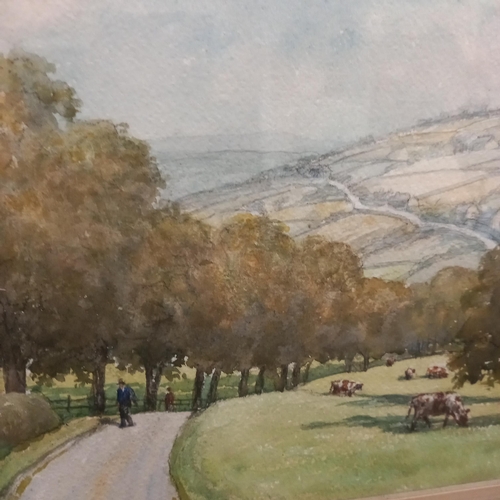 87 - Framed Watercolour of a Country Scene