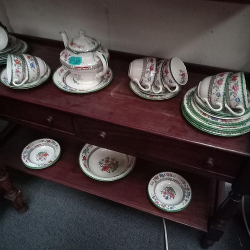 548 - Copeland Spode English Rose 37 piece Breakfast Set