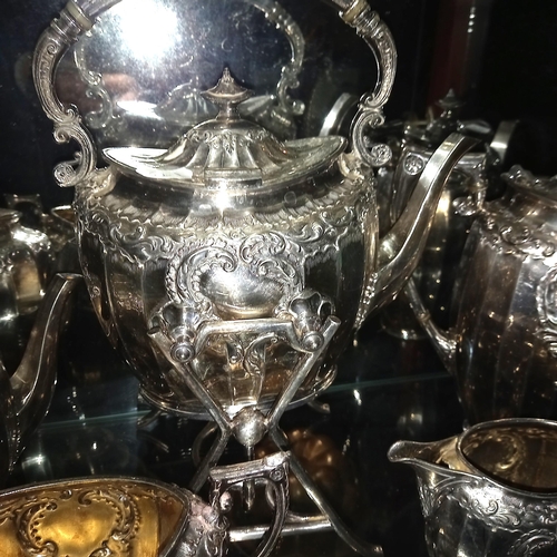 591 - Good 5 piece Silver Plated Tea Set