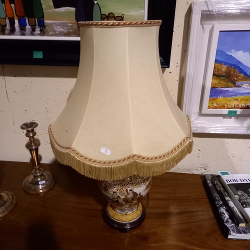 611 - Satsuma Style Table Lamp