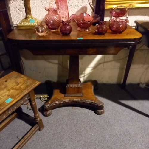 644 - Victorian Rosewood Games Table