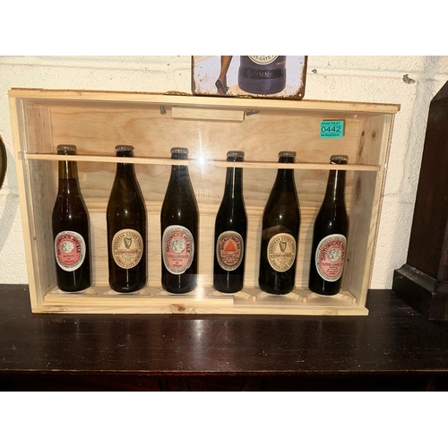 442 - 6 Vintage Beer Bottles cased - Original Labels from Kilkee