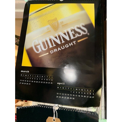 467 - Three Vintage Guinness Calendars 1988 etc