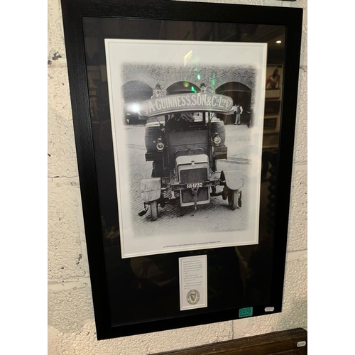 478 - Framed Guinness Print 