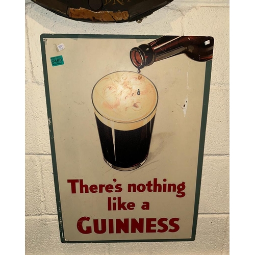 488 - Metal Guinness Sign - Nothing like a Guinness