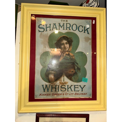 500 - Shamrock Whiskey Framed Advertising Print