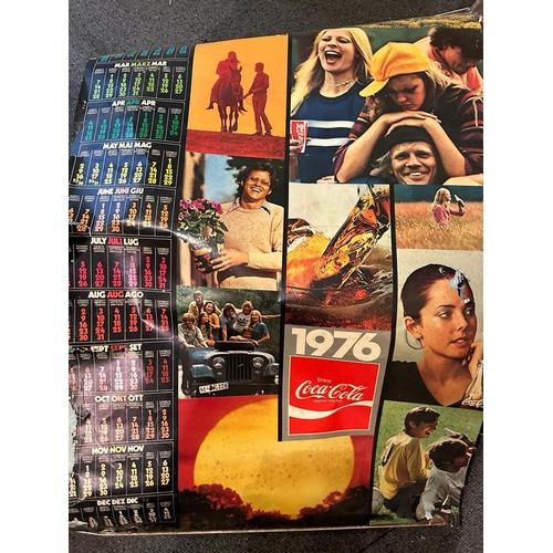 908 - Large Collection of Coca Cola Calenders from 70s, 80s and 90s