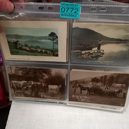 772 - Good Collection of Mainly Vintage Irish Postcards