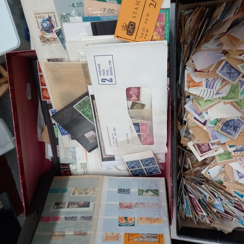 788 - Large Quantity of Postage Stamps in two Boxes