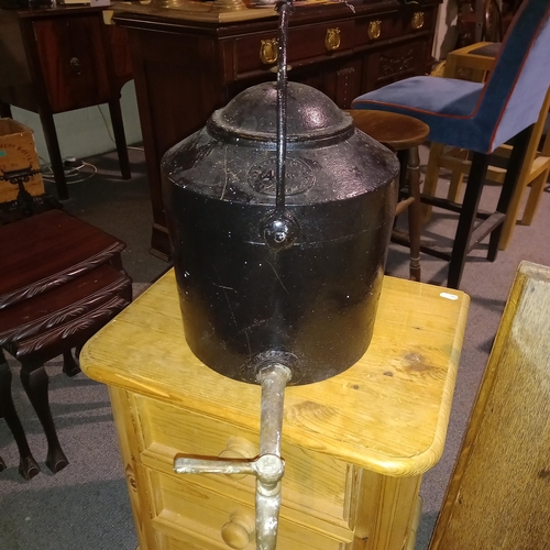 824 - Heavy Cast Iron Water Boiler