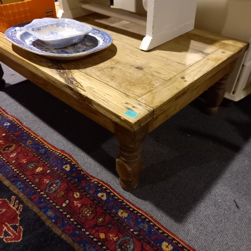 833 - Stained Pine Coffee Table