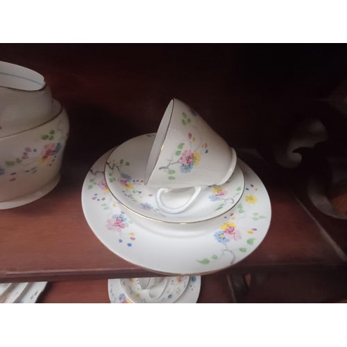 536 - Grafton Bone China part Tea Service and a similar Tea Pot