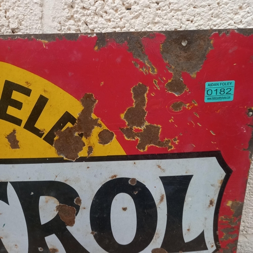 182 - Original Enamel Castrol Sign 