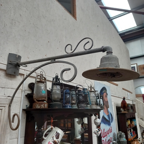 27 - Cast Metal Street Lamp - needs wiring (110cm Long)