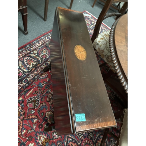 895 - Edwardian Inlaid Mahogany Sutherland Table