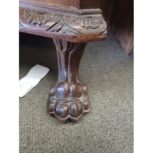 1049 - Pair of 19th Century Carved Oak Side Cabinet or Bedside Lockers (worm)