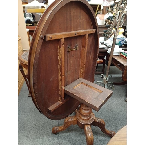 162 - Victorian Mahogany Oval Breakfast Table