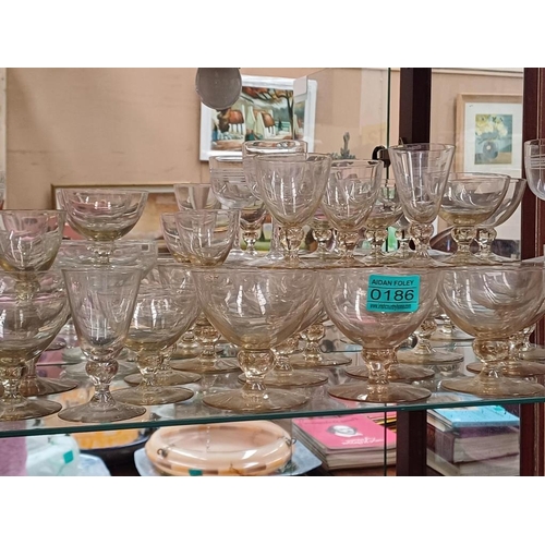 186 - Collection of Vintage Drinking Glasses