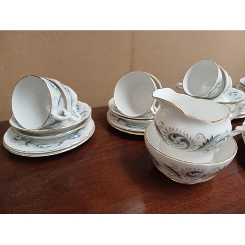 190 - Royal Standard Fine Bone China Tea Set (40 Piece) - Serves 10 People