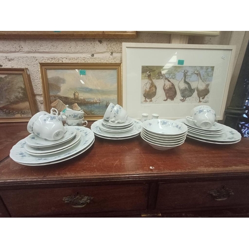 21 - Bavarian China part Breakfast Service (34 Pieces)