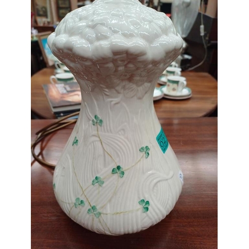 211 - Belleek China Table Lamp