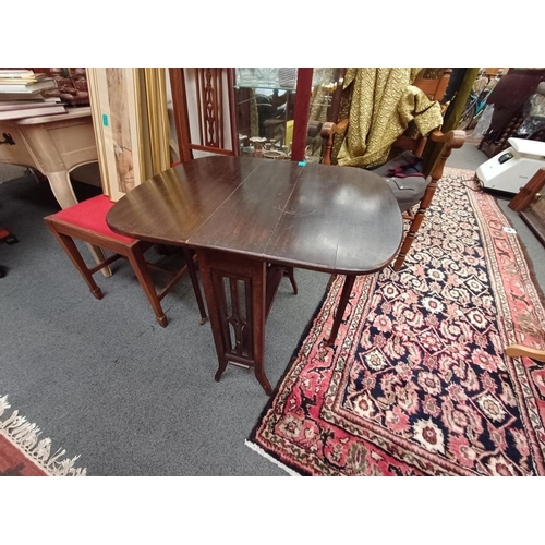 217 - Edwardian Mahogany Sutherland Table