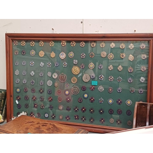 224 - Framed Collection of Athletics Medals