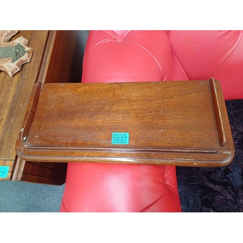 237 - Vintage Mahogany Shelf Bracket