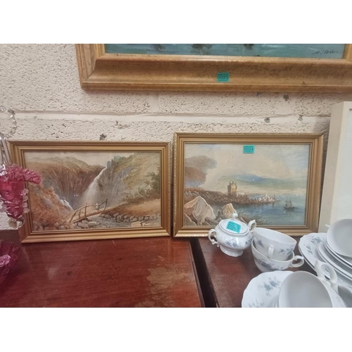 24 - Continental School Landscapes - Pair of Framed Watercolours