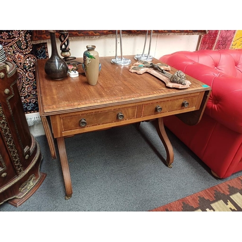 240 - Regency Style Mahogany Sofa Table