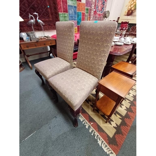 249 - Pair of Vintage Mahogany Occasional Chairs in Irish Georgian Style