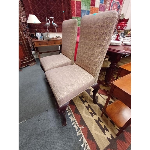 249 - Pair of Vintage Mahogany Occasional Chairs in Irish Georgian Style