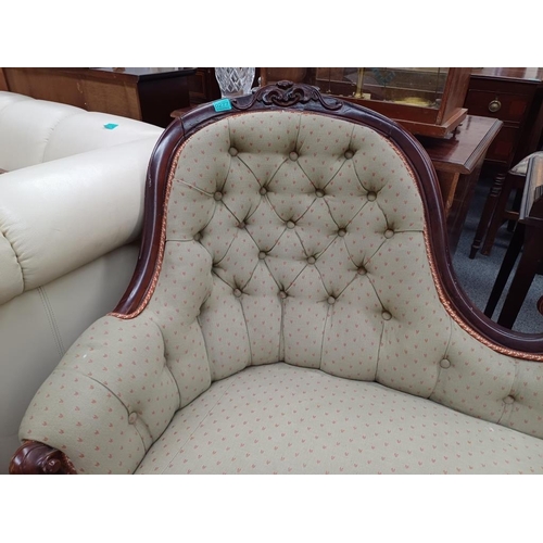 277 - Victorian Style Mahogany Chaise Longue