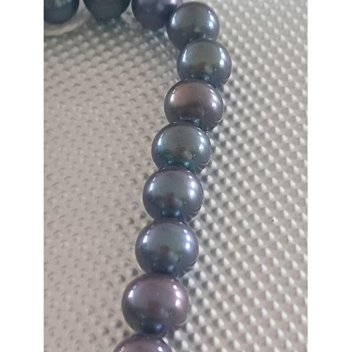 293 - Tahitian Black Pearl Necklace