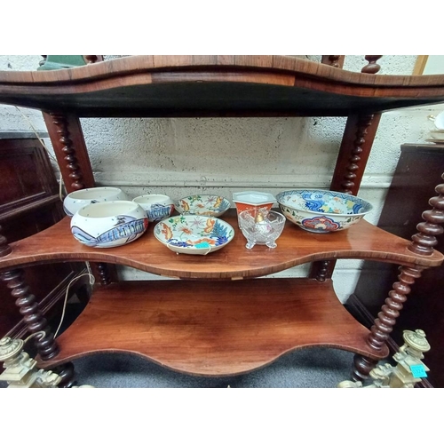 325 - Shelf lot of Porcelain including 3 Graduated Bowls