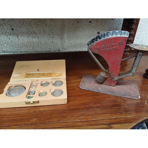 328 - Collection of Vintage Post Office Scales etc