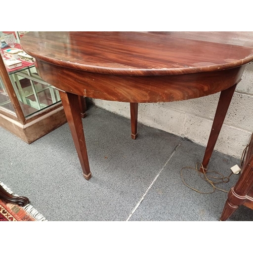 348 - 19th Century Mahogany Fold over Circular Tea Table