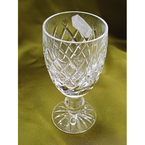 351 - Set of 6 Waterford Cut Glass Port Glasses