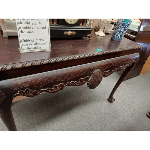 503 - Vintage Mahogany Side or Hall Table in Irish Georgian Style