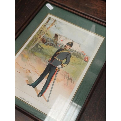 51 - Uniformly Framed Set of 5 Military interest Prints