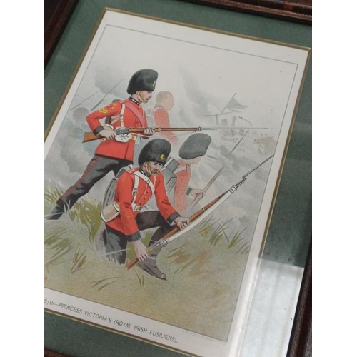 51 - Uniformly Framed Set of 5 Military interest Prints