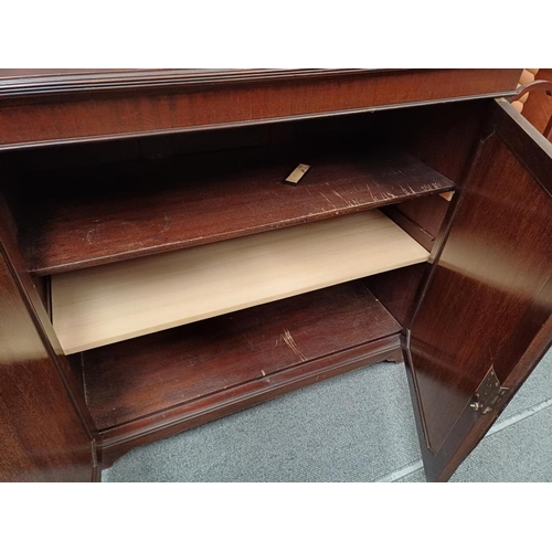 515 - Vintage Mahogany Astragal Glazed Library Bookcase