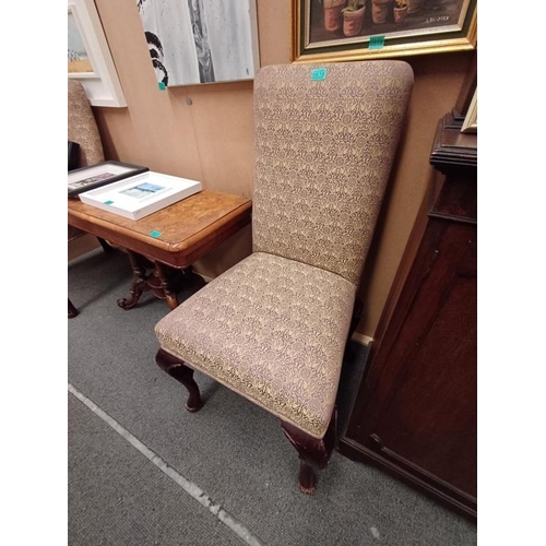 519 - Pair of Vintage Mahogany Occasional Chairs in Irish Georgian Style