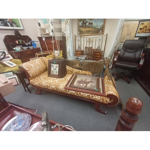 52 - Regency Style Mahogany Day Bed