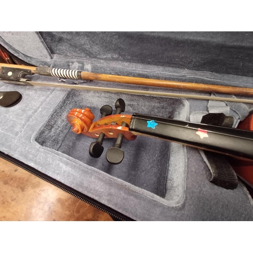 541 - Cased Violin and Bow