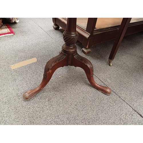 591 - Oval Mahogany Low Table in Georgian Style and another Mahogany Table