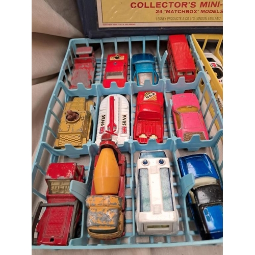 668 - Matchbox Collectors Mini Case with 24 Model Cars