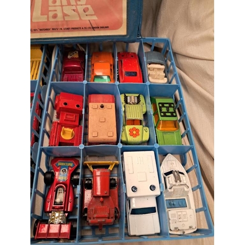 669 - Matchbox Carry Case with 24 Model Cars